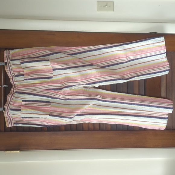 Old Navy striped linen pants extra large - Picture 3 of 5